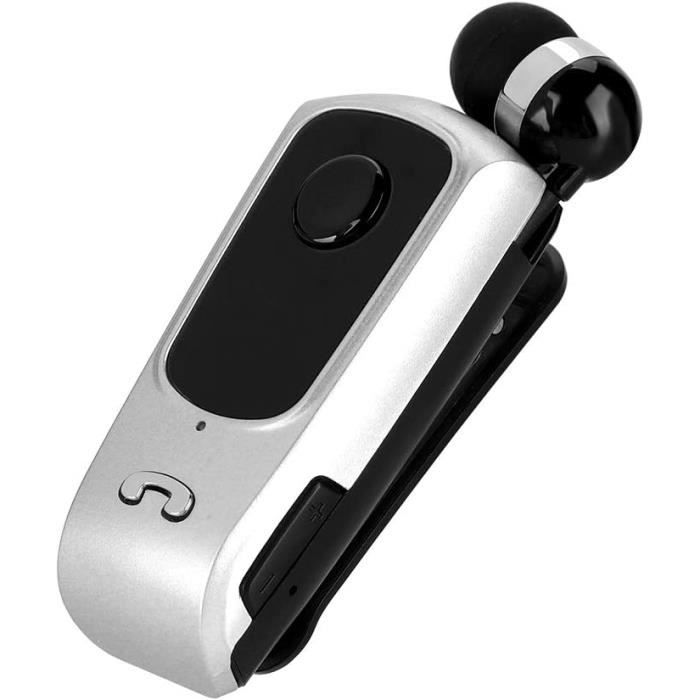 Oreillette Bluetooth Mono Avec Réduction De Bruit - Version 4.1, Batterie 55 MAh, 3h D'autonomie, Noir