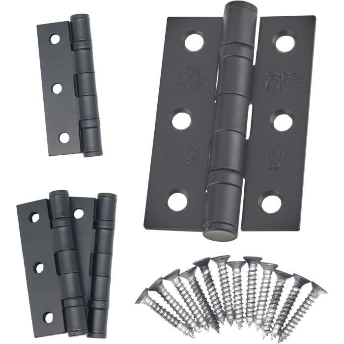 Kit De Charnières 3D Pour Portières Axial SCX6 1/6 - Amélioration échelle, Couleur Noire