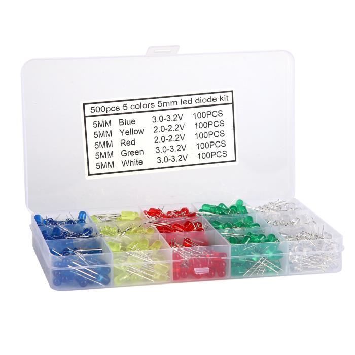 Lot De 50 LEDs RGB 5mm Pour Réparer Ou Créer Vos Lumières DIY