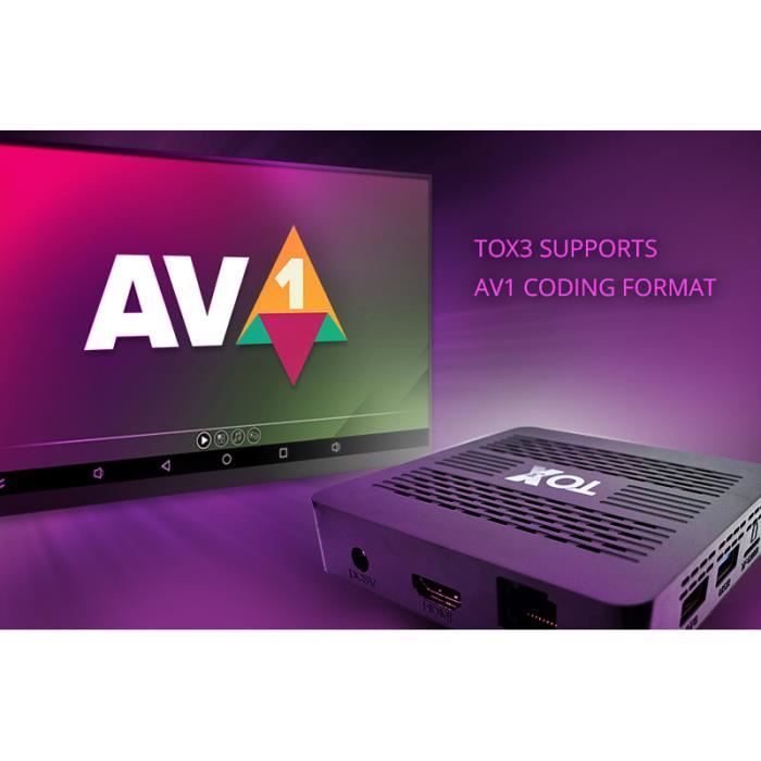 boîtier Smart TV TOX3, Android 11.0, Amlogic S905X4, 4 go, 32 go, lecteur multimédia 4K, Wifi 1000M, supporte Dolby Atmos Audio, déc