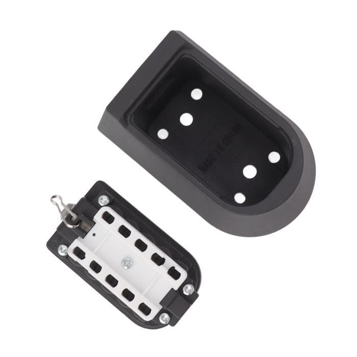 Organisateur De Clés WUNDERKEY Made In Germany - Porte-clés Compact, Extensible à 16 Clés, Design Aluminium