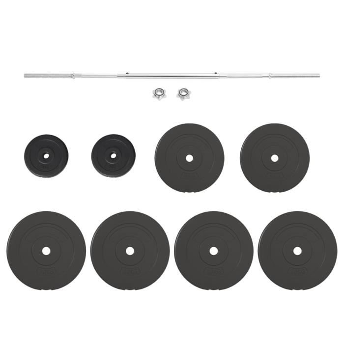 Barre Olympique Wuuhoo Pro - 220cm, 450kg Charge Max, Revêtement Galvanisé - Pour Powerlifting & Haltérophilie