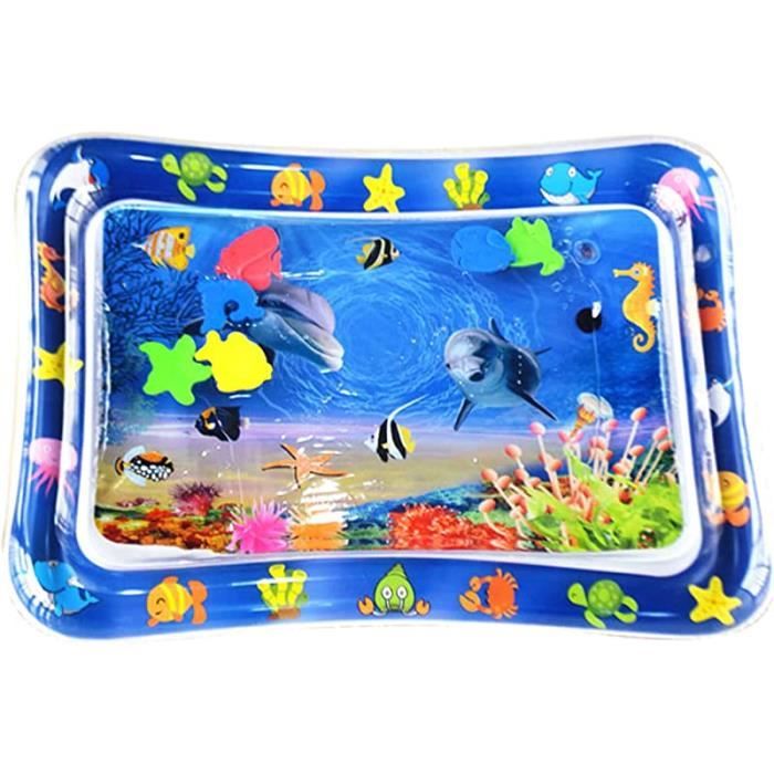 Tapis D'eau Gonflable Pour Bébé | Jeu Aquatique PVC Sûr Pour Temps Sur Le Ventre