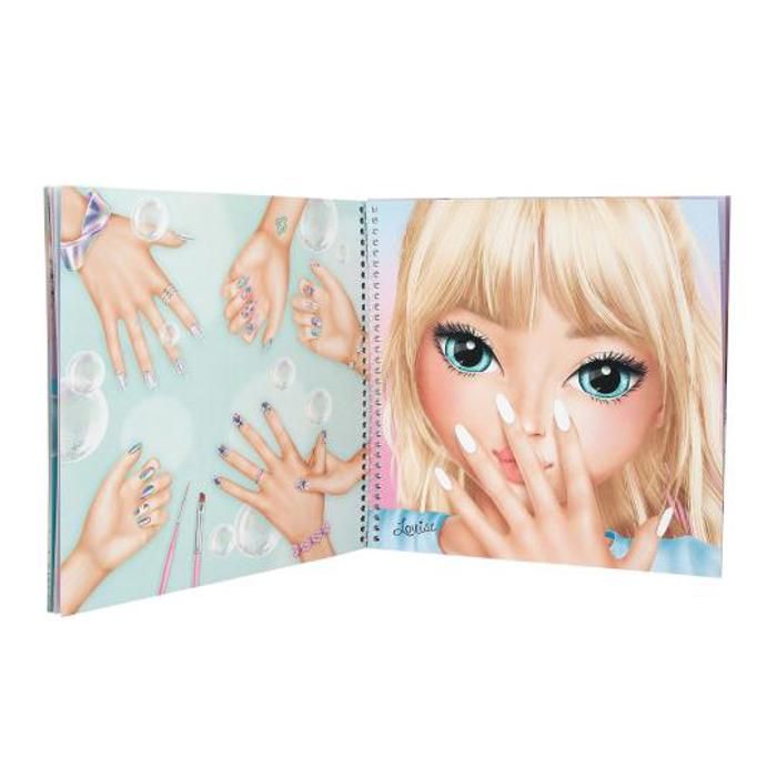 Album à colorier TOPModel - Hand Designer - 46 pages - Autocollants ...