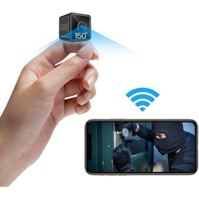 Mini Camera Espion WiFi 1080P HD Miniature Caméra a Distance Discrete sans  Fil Livré avec Une Carte TF 32G Caméras Détecti895 - Cdiscount Appareil  Photo