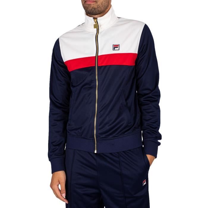 Veste de surv tement homme Fila Nash Blocs de couleurs bleu