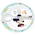 Pack repas 2ème age THERMOBABY MICKEY - 3 Assiettes + un gobelet + 1 cuillère-2