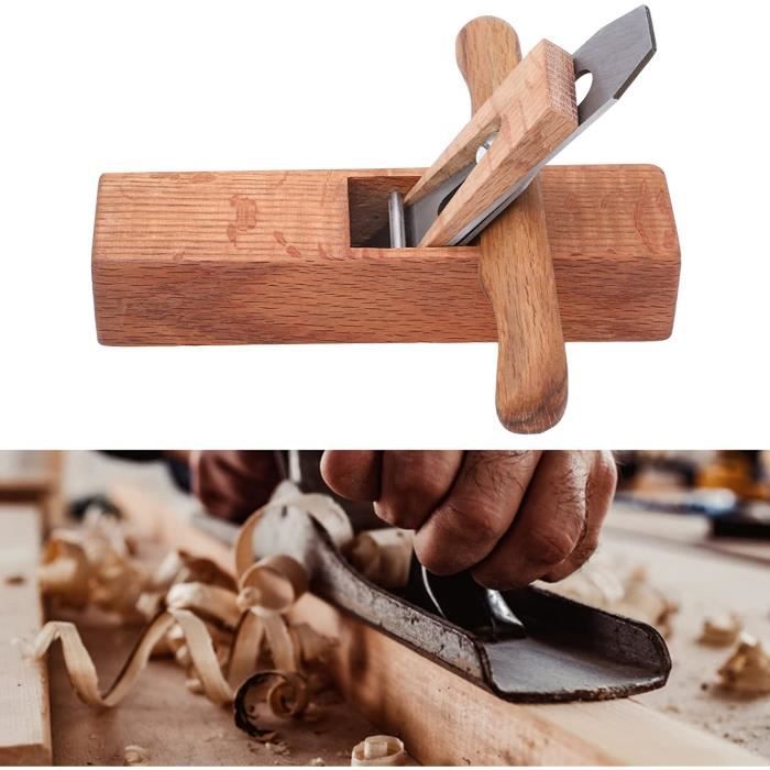 Rabot à bois, rabot à bois 235 mm, outil à main à opération manuelle pour  le travail du bois[1164] - Cdiscount Bricolage