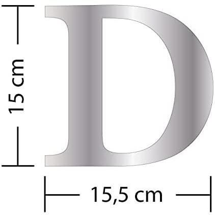 Miroir adhésif lettre I majuscule - 3,2 cm Matière : Miroir acrylique -  Plastique réfléchissant Dimensions : 32 x 7 mm - Cdiscount Maison