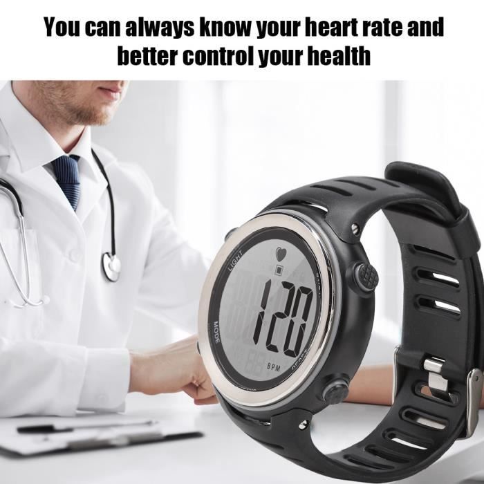 Cikonielf Montres de moniteur de frequence cardiaque EZON T007 moniteur de frequence cardiaque montre numerique etanche alarme Achat vente montre Cdiscount