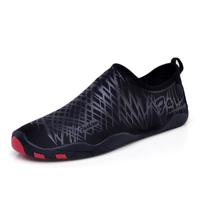 Chaussures Aquatiques FANSU Pour Homme Et Femme – Semelle Antidérapante, Séchage Rapide, Pour Plage, Yoga, Sports Nautiques