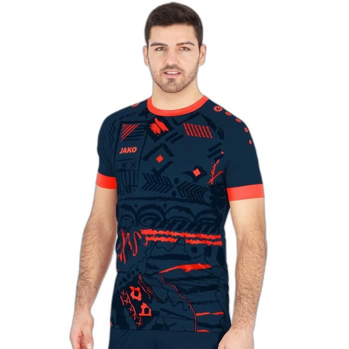 Vêtement Mixte Sport Maillot Tropicana (Manches Courtes), Mixte, Noir/Anthracite, XXL Maillot Durable Coupe Mixte