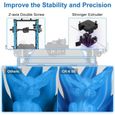 Imprimante 3D Creality Official CR-6 SE Nivellement Automatique, écran Tactile de 4,3 Pouces, Alimentation Meanwell, imprimantes,368-3