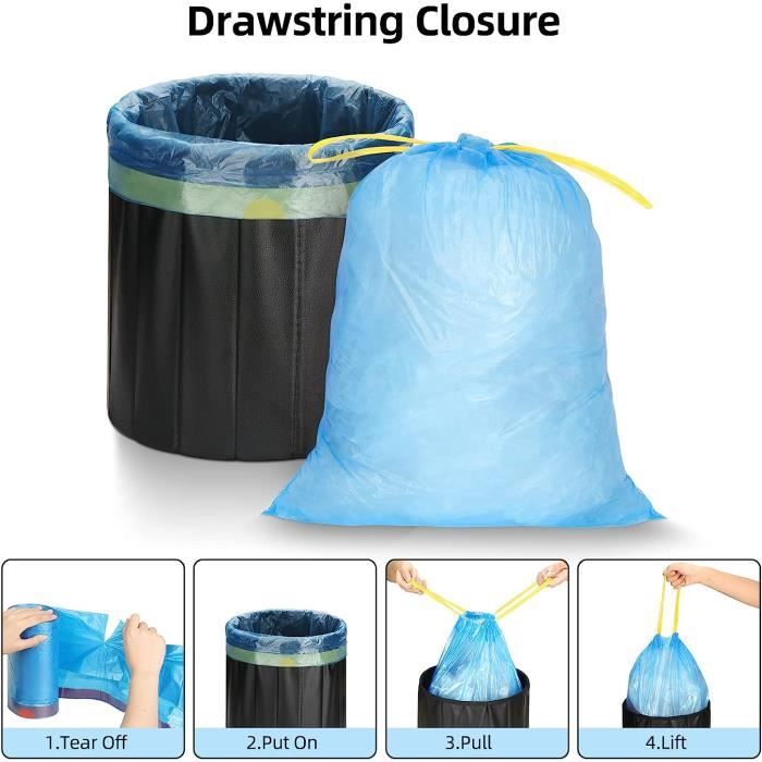 Sac Poubelle 35 Litres Lien Coulissant Poubelle Haute Sac Poubelle