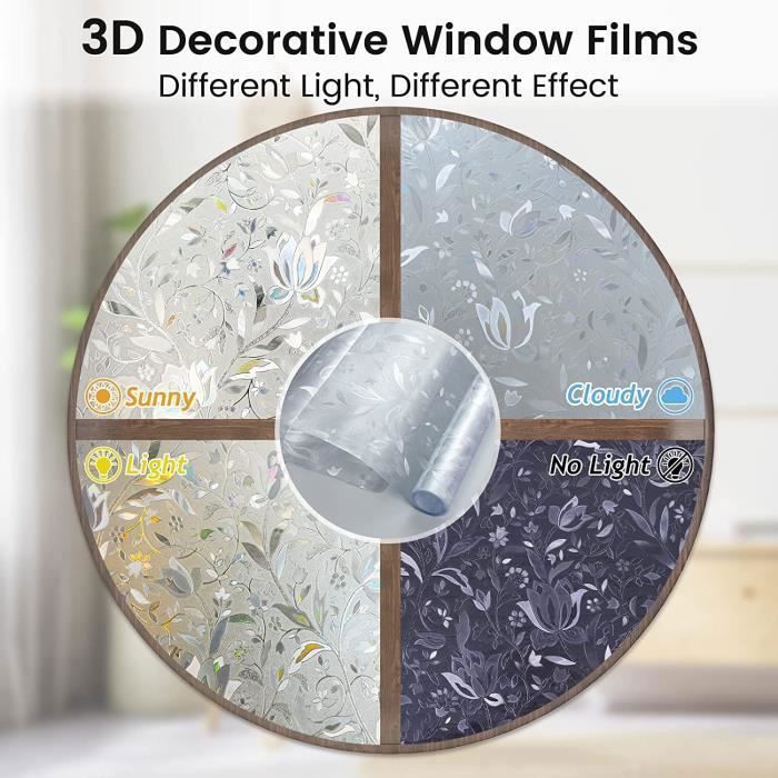 Rabbitgoo Film Occultant pour Fenêtre Film Décoratif Electrostatique — free download