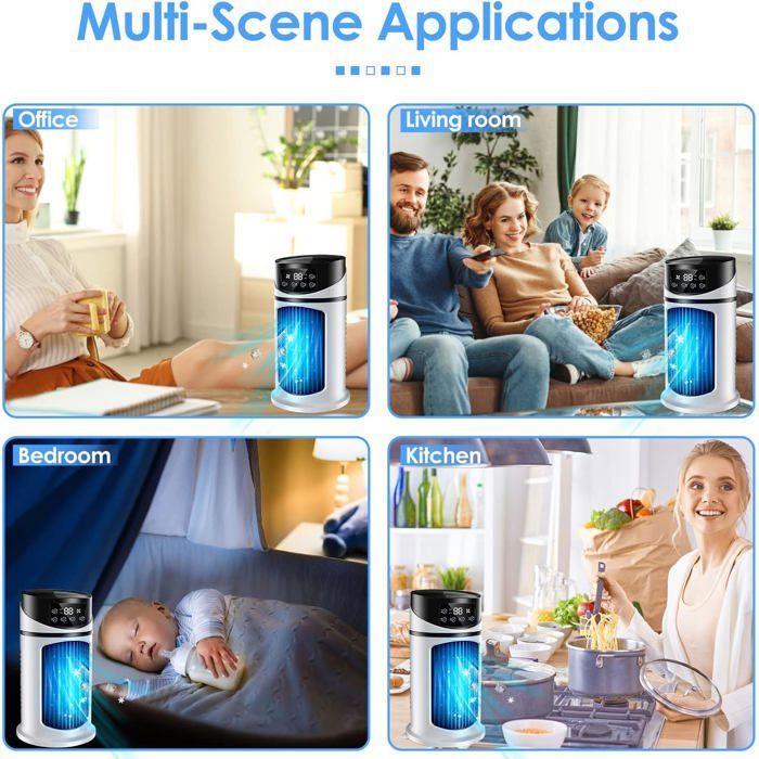 Refroidisseur d'Air - DIOCHE - Mini Climatiseur USB - Silencieux