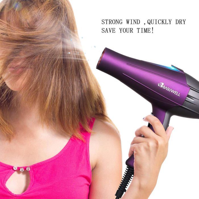 Sèche Cheveux Professionnel 2100W, Ionique/Infrarouge Iointain Salon — free download