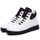 Basket femme blanc cuir