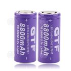 LUNAVO INN Piles rechargeables 8800mAh 2pcs 3.7V 26650 batteries rechargeables li-Ion pour lampes de poche LED batteries violet li-Ion
