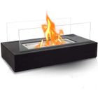 Cheminée de table bioéthanol AUFUN - Noir - 35x18x14.5cm - Foyer simple et élégant