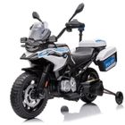 KIJANA Moto électrique pour Enfants de Police - BMW F850 GS - 12V - 3 à 6 ans - Blanc