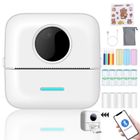 STILLCOOL 2windeal® Imprimante Photo Portable Mini Imprimante Instantané avec 13 Rouleaux Papier sans Fil BT PR Étiquette Autocollant BLANC