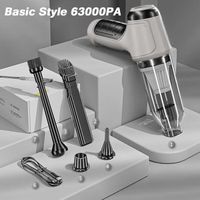 63000 Pa - Aspirateur Portable Sans Fil Mini Aspirateur Robot Portable Et Souffleur D’air 2 En 1 Machine De N