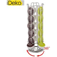 iDeko® Porte-capsules à café Dolce Gusto rotatif pour 24 capsules supporte capsule 