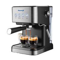 CAFETIERE-EXPRESSO,1050W Machine à café-20 BARS,Capacité du réservoir d'eau de 1,5 L