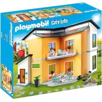 PLAYMOBIL - 9266 - City Life - La Maison Moderne - 137 pièces - Mixte - Bleu - Plastique