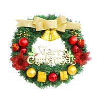 Couronne Noel porte à décorer décoration noël Couronne de Noël à l'intérieur et l'extérieur 30 cm