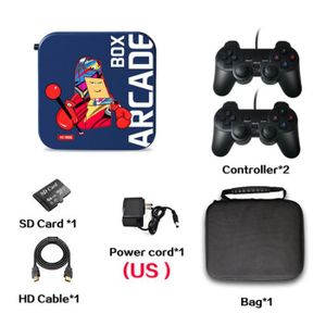 JEU CONSOLE RÉTRO câblé - Jaune - Console de jeu Arcade Box pour PS1