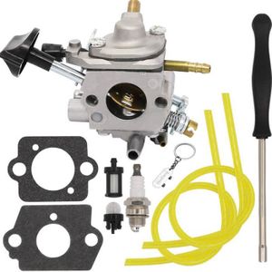 Carburateur pour Husqvarna 130BT Sac à dos souffleurs Carb Fuel Line Kit Avec Joint