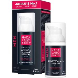 ANTI-ÂGE - ANTI-RIDE Soin De Jour - Hada Men Anti-aging Hyaluron Cream Advanced Wrinkle Reducer Day & Night Cosmetics Hommes