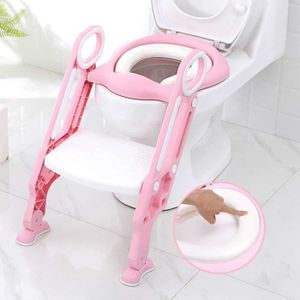 Rose Rehausseur Toilette Enfant Pour Formateur Siege Etape Tabouret Formati Reglable De Reducteur Wc Enfant Avec Marche Fcostume Reducteur Wc De Siege Denfant Potty Toilettes Apprentissage De La Proprete Reducteurs De Toilettes
