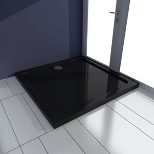 Blend Idralite Bac /à Douche 80x140x2,6 CM Rectangulaire Tortourelle Effet Pierre Mod