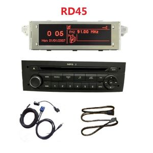 AUTORADIO RD45 autoradio USB AUX Bluetooth CD pour 207206307 C3 C4 C5 Mise à niveau de RD4 à RD45