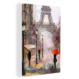 MuchoWow - Poster encadré France - Paris - Tour Eiffel Tableau