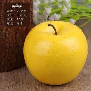 Décors de table Pomme jaune - 1 pc - Simulation De Fruits Et Légum