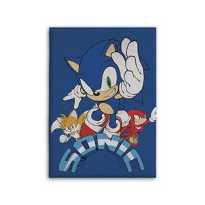 JETÉE DE LIT - BOUTIS Sonic - Plaid Couverture Enfant 100 x 140 cm