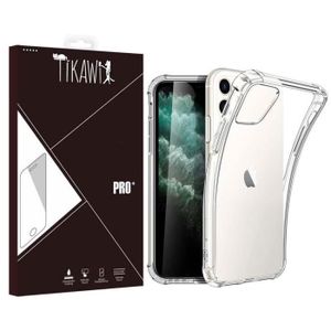 COQUE - BUMPER Tikawi Coque Transparente Iphone 11 (6.1') Transpa