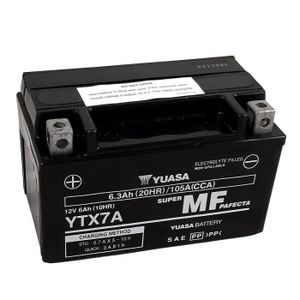 BATTERIE VÉHICULE Batterie  Ytx7a SLA AGM - Sans Entretien - Prête à l'emploi.