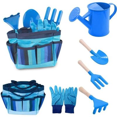 Kit Da Giardinaggio Per Bambini &ndash; 7 Pezzi Con Cappello, Grembiule, Guanti, Spruzzatore E Attrezzi &ndash; Adatto A Bambini Alti 115-145 Cm &ndash; Verde E Sicuro