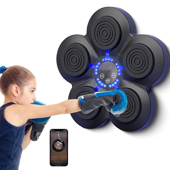 Machine De Boxe Musicale Interactive - Jeu D'entraînement Et Défouloir Pour Enfants Et Adultes - 3