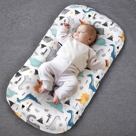 Lit de nid de bébé portatif de chaise longue de bébé nouveau-né pour le lit d'enfant en bas âge de berceau de coton de garçons de fi