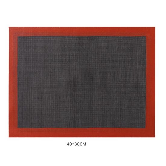 2 Tapis De Cuisson Silicone Micro-Perforés Anti-adhésifs - 40x30cm Réutilisables Pour Four Et Macarons
