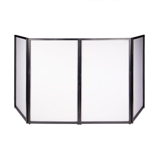 Écran Pare-étincelles 3 Panneaux Pliables Pour Cheminée - Noir - Design Métallique Décoratif - Sécurité Et Style