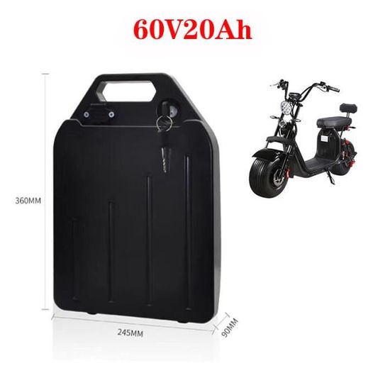 Batterie Lithium 36V Pour Trottinette – 6Ah / 7,8Ah, 335x64x40mm, BMS Intégré