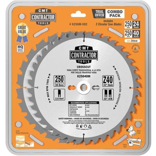 Lot De 2 Lames Multi-matériaux Ryobi - Scie Parfaite Pour Bois, Métal, Plastique !