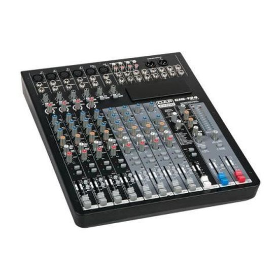  GIG-124CFX Table de mixage live 12 canaux incluant dynamiques et DSP 